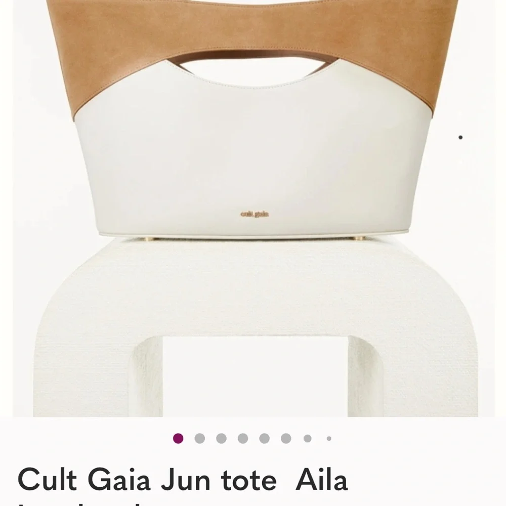 Cult Gaia Aila Elegant Black Shoulder Bag - Picture 3 of 5